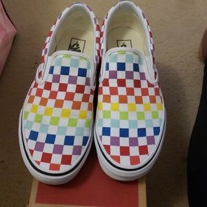 Van's Multi colored Checkered
